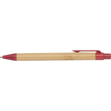 Logotrade promotional merchandise image of: Wheatstraw and bamboo ballpen HALLE