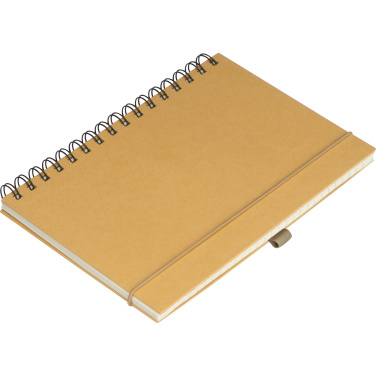 Logo trade business gift photo of: Cardboard notebook SILKEBORG