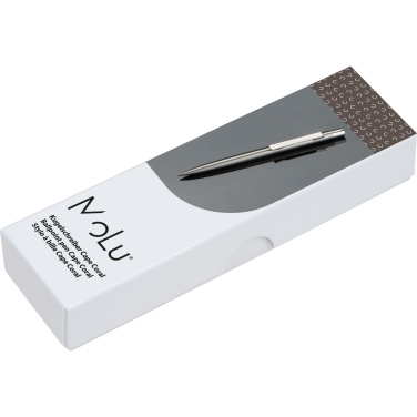 Logo trade promotional giveaway photo of: Stainless steel pen CAPE CORAL MoLu