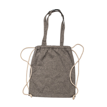 Logo trade promotional item photo of: Recycled cotton bag ADDISON