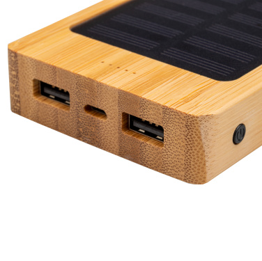 Logotrade promotional product image of: Bamboo power bank BAKERSFIELD