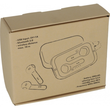 Logo trade promotional items picture of: Bluetooth earbuds BARCELONA