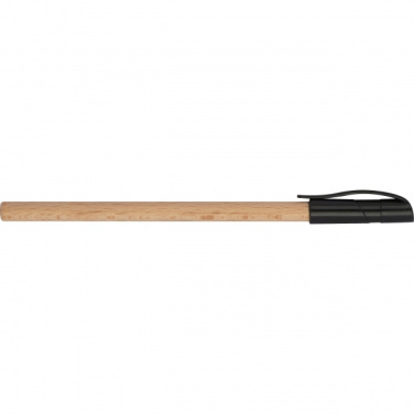 Logo trade promotional gifts image of: Wooden ballpen PALMDALE