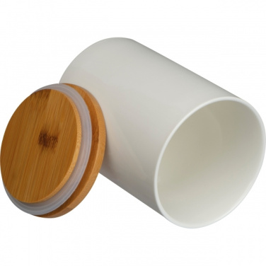 Logo trade promotional items image of: Ceramic jar NIJMEGEN 750 ml