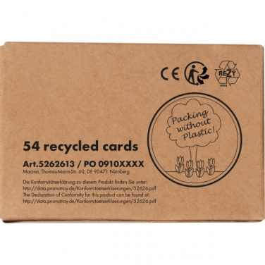 Logotrade advertising product image of: Playing cards NEW CASTLE