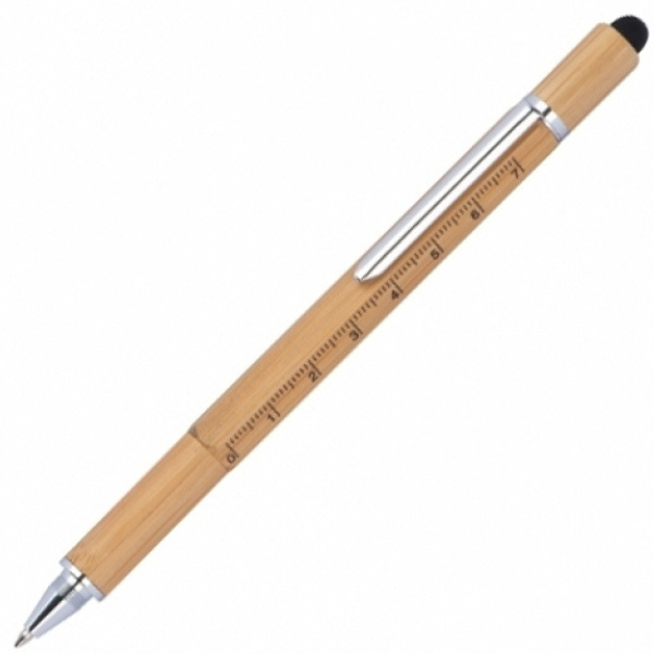 Logo trade business gift photo of: 6in1 multifunctional pen COIMBRA