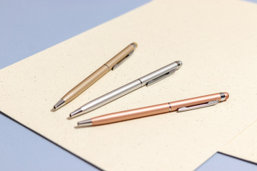 Logo trade promotional gift photo of: Ball pen with touch function CATANIA