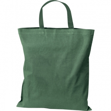 Logo trade promotional merchandise picture of: Cotton bag with short handles BREGENZ