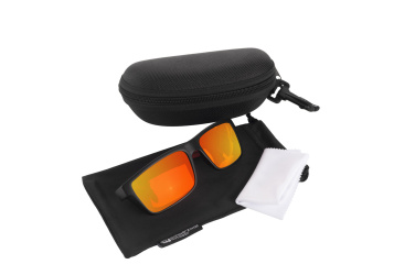 Logotrade promotional item picture of: Sunglasses IRAVADI Schwarzwolf
