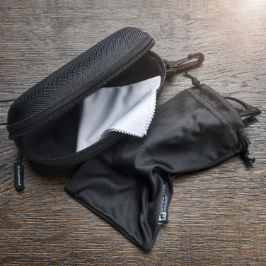 Logo trade promotional product photo of: Case for sunglasses ARKANSAS Schwarzwolf