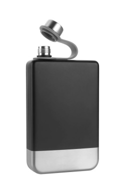 Logotrade promotional merchandise image of: Hip flask HALTI Schwarzwolf