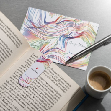 Logo trade promotional merchandise photo of: Set of magnetic bookmark and postcard LIBRO