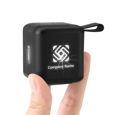 Logotrade advertising product picture of: Mini speaker with enlighted logo for engraving