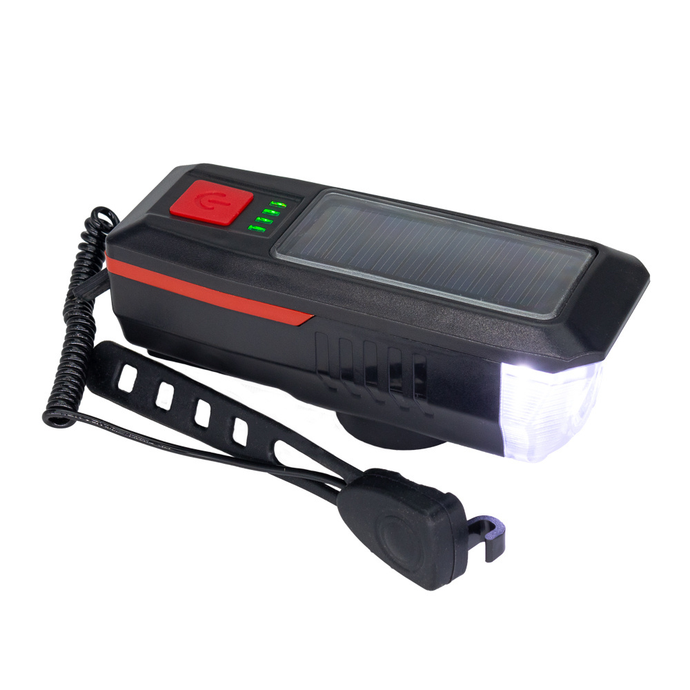 Logotrade advertising product picture of: Solar bike light with horn, MC-5