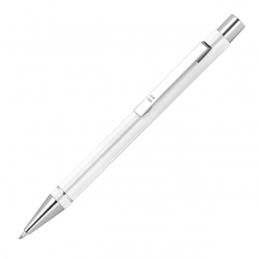 Logo trade promotional merchandise image of: Metal semi gel ballpoint Pen ALMEIRA