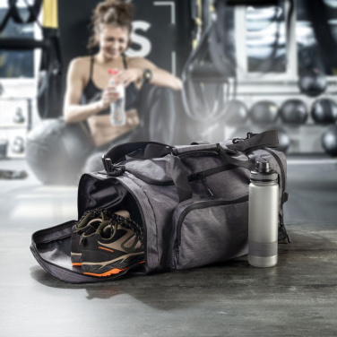 Logo trade corporate gifts picture of: Travel and sport bag ARARAT Schwarzwolf