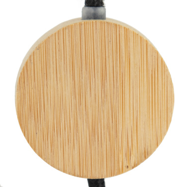 Logotrade promotional giveaways photo of: 4in1 long wooden cable with elighted logo for engraving