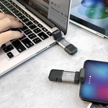 Logo trade advertising products image of: Pendrive Silicon Power Mobile - C51 3.2, 64GB