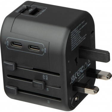 Logotrade promotional merchandise picture of: Travel Adapter Maracena
