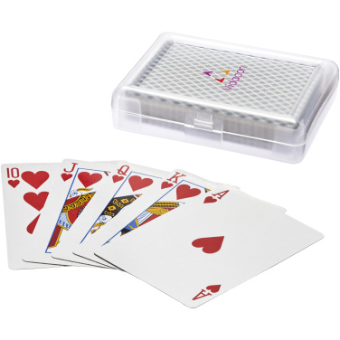 Logotrade promotional giveaway image of: Reno playing cards set in case