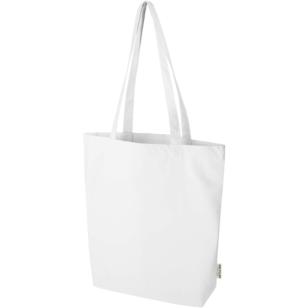 Logo trade promotional merchandise image of: Florida 270 g/m² GRS recycled tote bag 10L