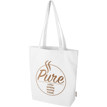 Logo trade promotional merchandise picture of: Florida 270 g/m² GRS recycled tote bag 10L