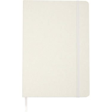 Logo trade advertising product photo of: Bass A5 recycled hard cover notebook with lined pages