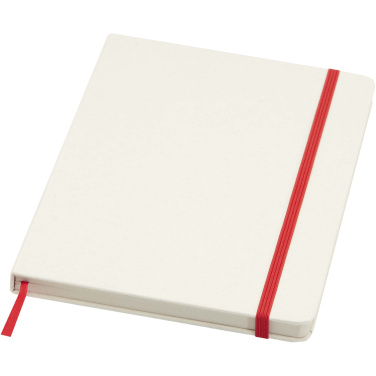 Logotrade promotional gift image of: Bass A5 recycled hard cover notebook with lined pages