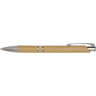 Logotrade promotional gift image of: Wicker bamboo ballpoint pen