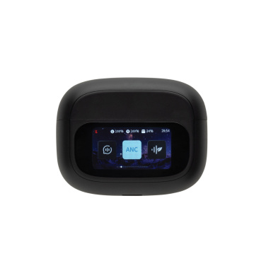 Logotrade promotional merchandise image of: Airtune RCS recycled plastic ANC earbuds with touch screen