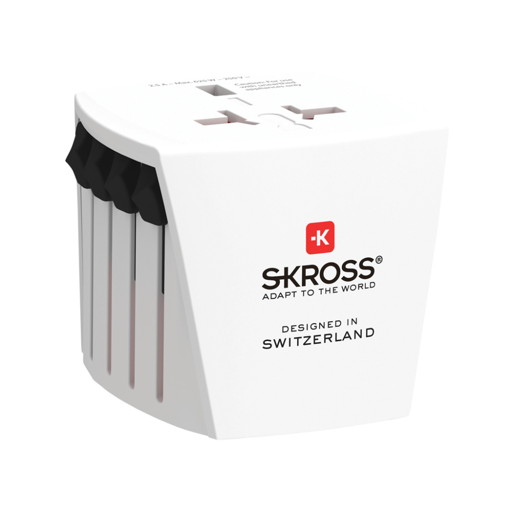 Logotrade promotional merchandise picture of: SKROSS World Travel Adapter MUV Micro