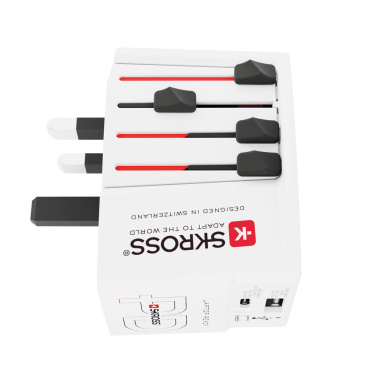 Logotrade promotional items photo of: SKROSS World Travel Adapter MUV 65W PD with USB C Cable