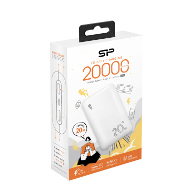 Logo trade corporate gifts image of: Power bank Silicon Power QS58 20000 mAh