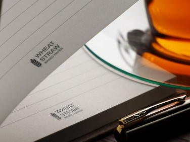 Logo trade corporate gift photo of: Recycled Banana Notebook 209734200