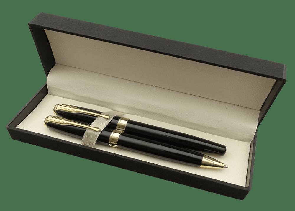 Logo trade promotional gift photo of: WINDSOR pen set 98003600
