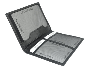 Logo trade promotional items image of: RFID document wallet 20801300