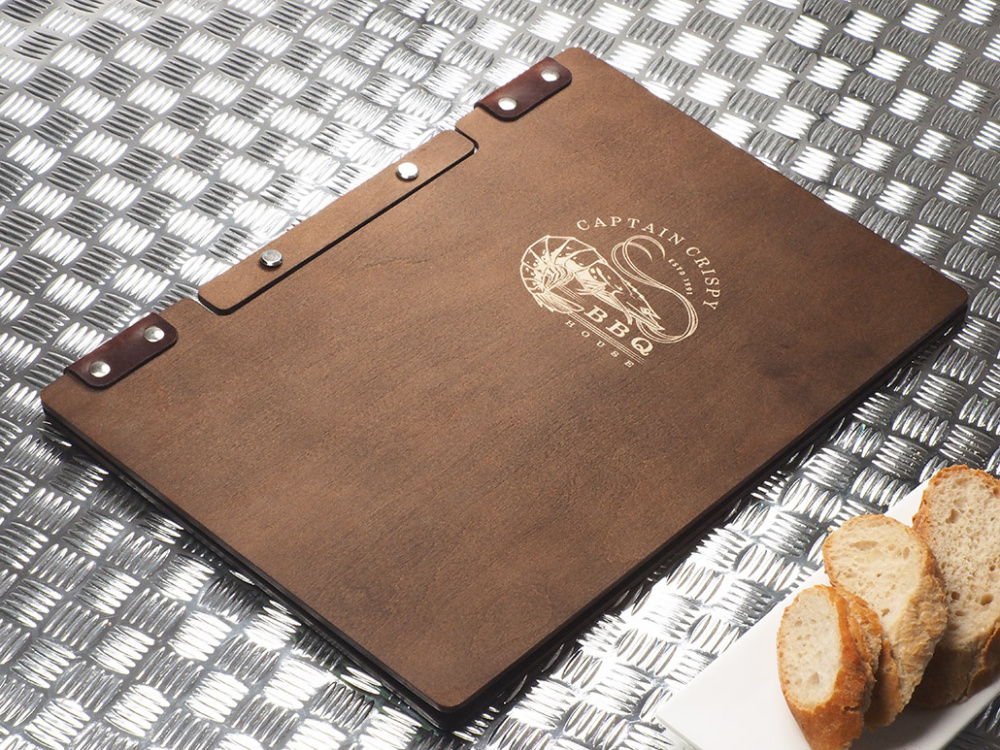 Logo trade corporate gifts picture of: Menu cover 1955121