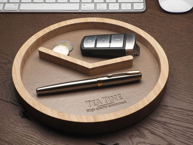 Logo trade promotional merchandise image of: Wooden organiser 1843292