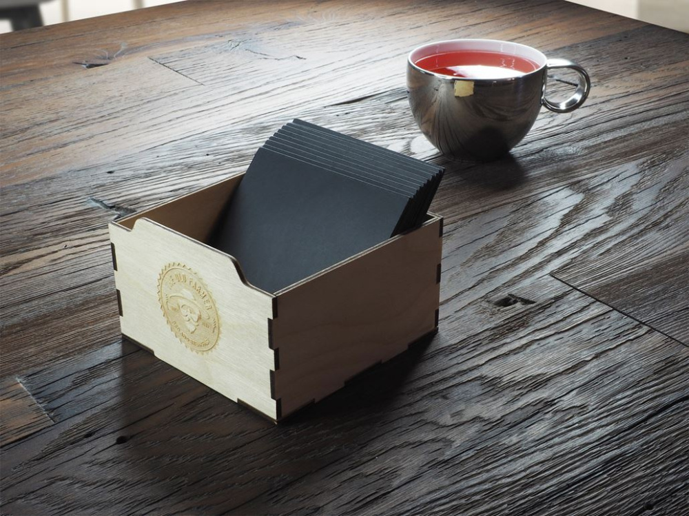 Logotrade promotional gift picture of: Coaster box 1206121