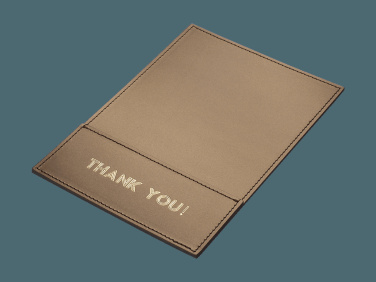 Logo trade promotional merchandise image of: Bill holder 1053094