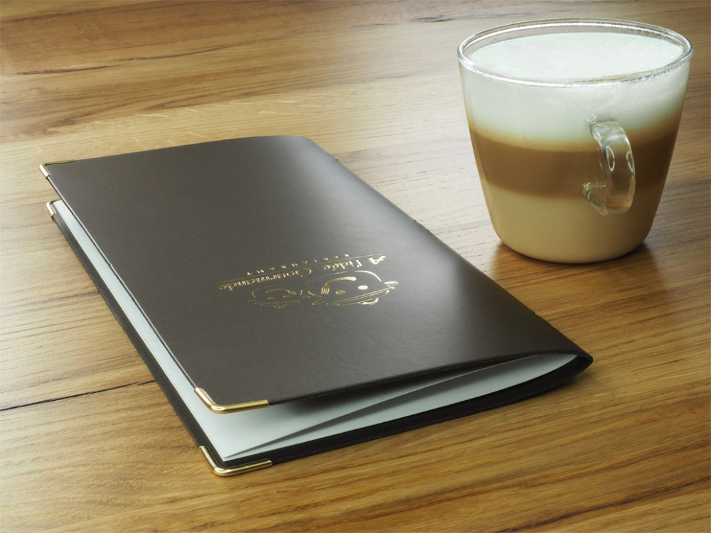 Logo trade promotional products image of: Menu cover Ambiente 1182094