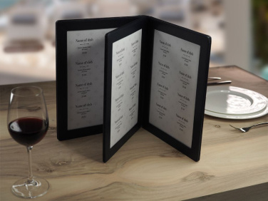 Logo trade corporate gifts image of: Menu cover 1065119