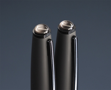 Logotrade promotional giveaway picture of: Obsidian stone Pen set 1290036