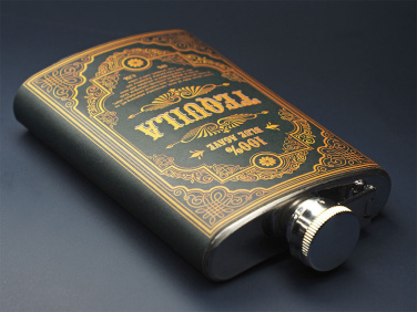 Logo trade advertising products picture of: Hip flask 425131