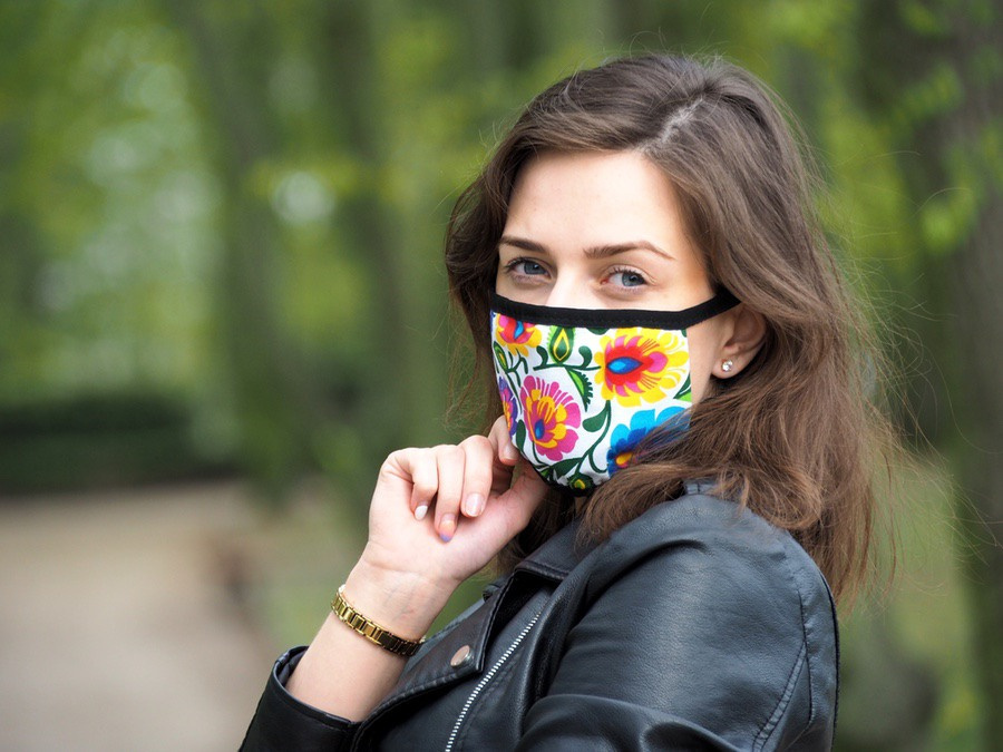 Logotrade promotional item image of: MARS cotton mask (size M) 1379165