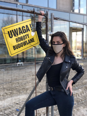 Logotrade promotional merchandise image of: MARS cotton mask (size M) 1379165