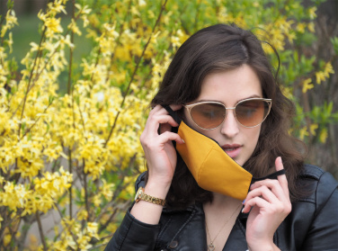 Logo trade promotional product photo of: VENUS PRO cotton face mask with a pocket an HEPA filter 1378165