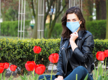 Logotrade advertising product image of: VENUS PRO cotton face mask with a pocket an HEPA filter 1378165