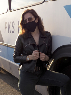 Logotrade advertising product image of: VENUS PRO cotton face mask with a pocket an HEPA filter 1378165