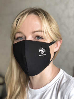 Logotrade promotional product picture of: VENUS PRO cotton face mask with a pocket an HEPA filter 1378165